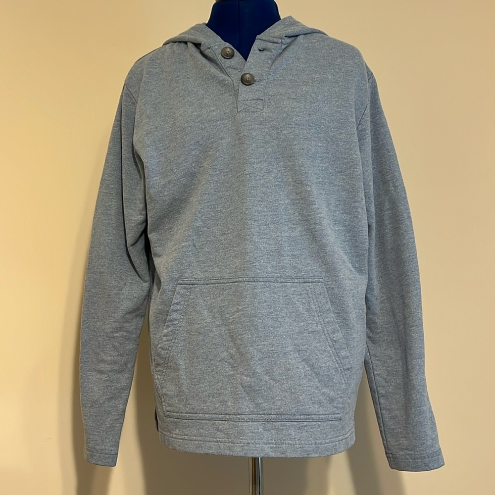 Gap Blue Quarter Button Sweatshirt